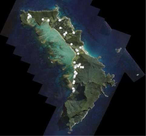 Map of lord howe island