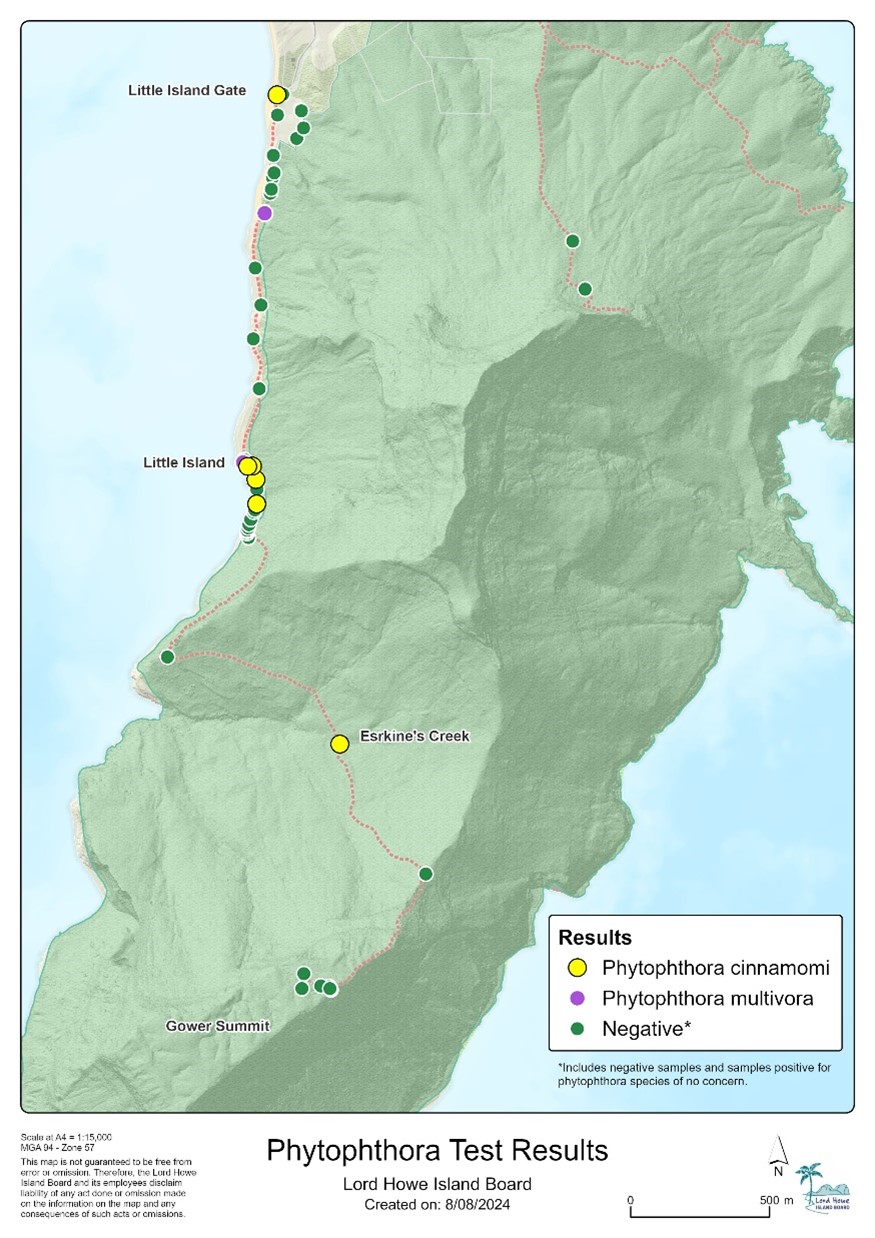 Map of Lord Howe Island