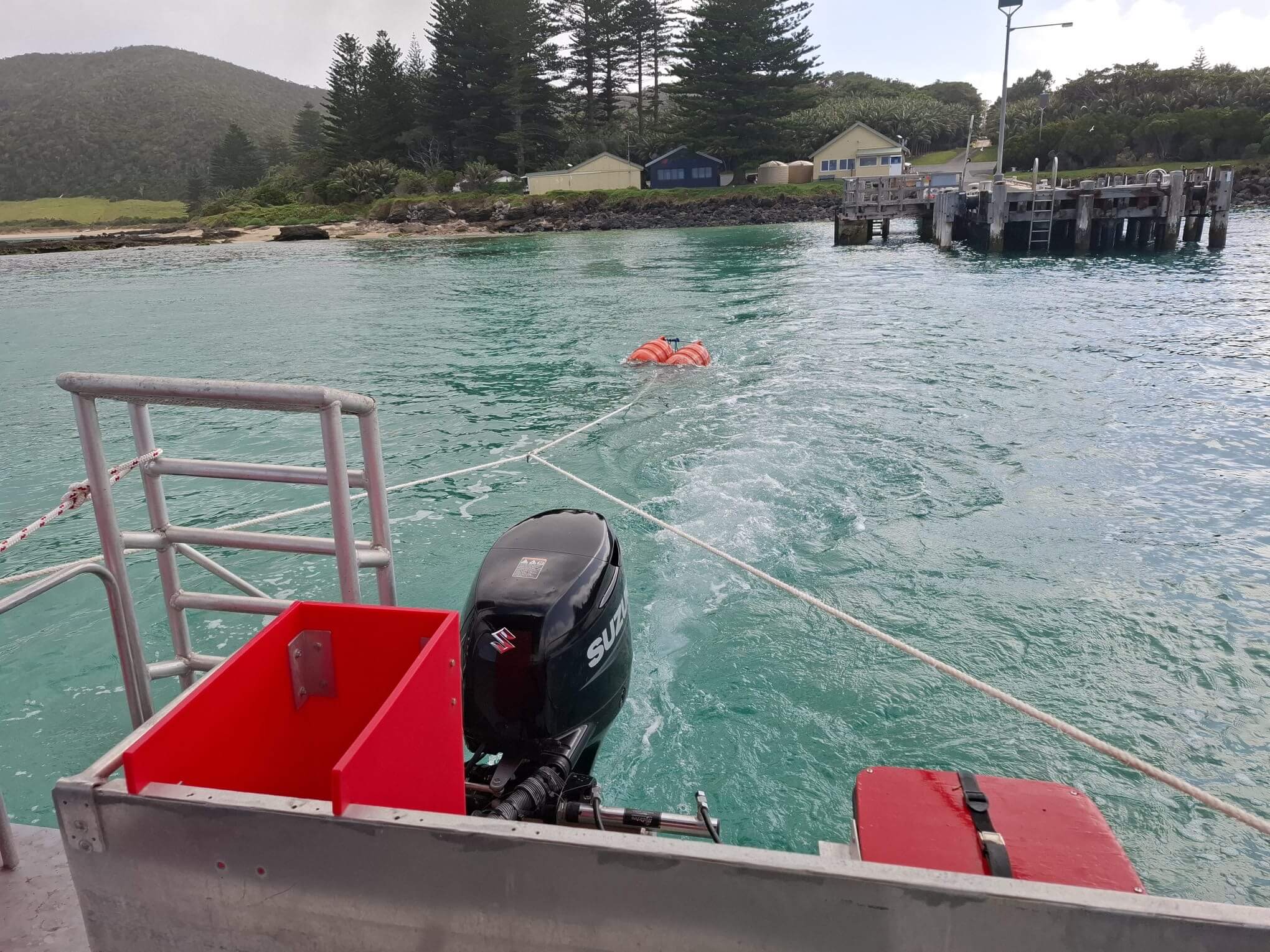 ADCP Towing to Site (Oceanographic Field Services)